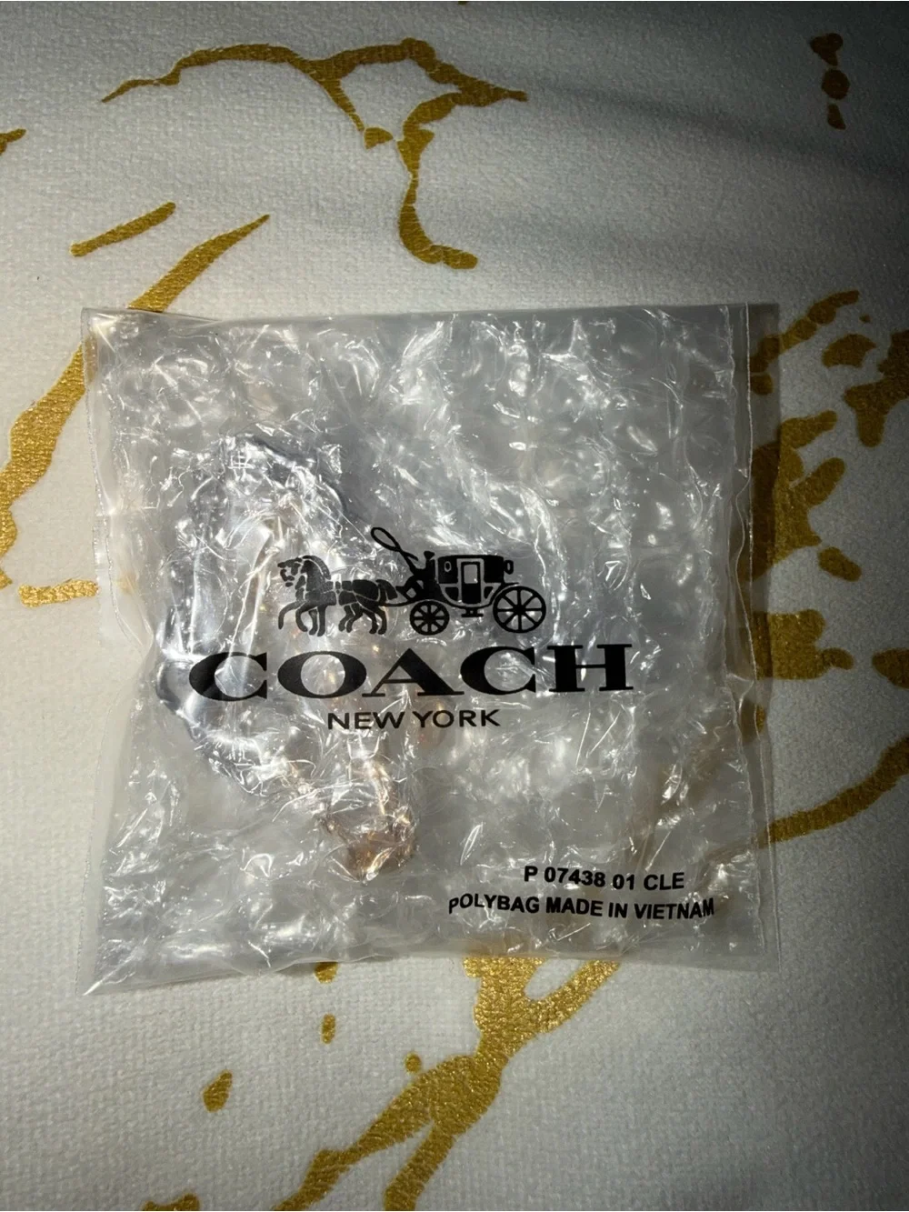 Coach Two-Tone Gold and Silver Link Bracelet